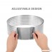Layer Cake Slicer UTEN Ajustable Stainless Steel Cake Slicer Mold Round Baking Kit，9 to 12 Inches - B076BJZ7LD